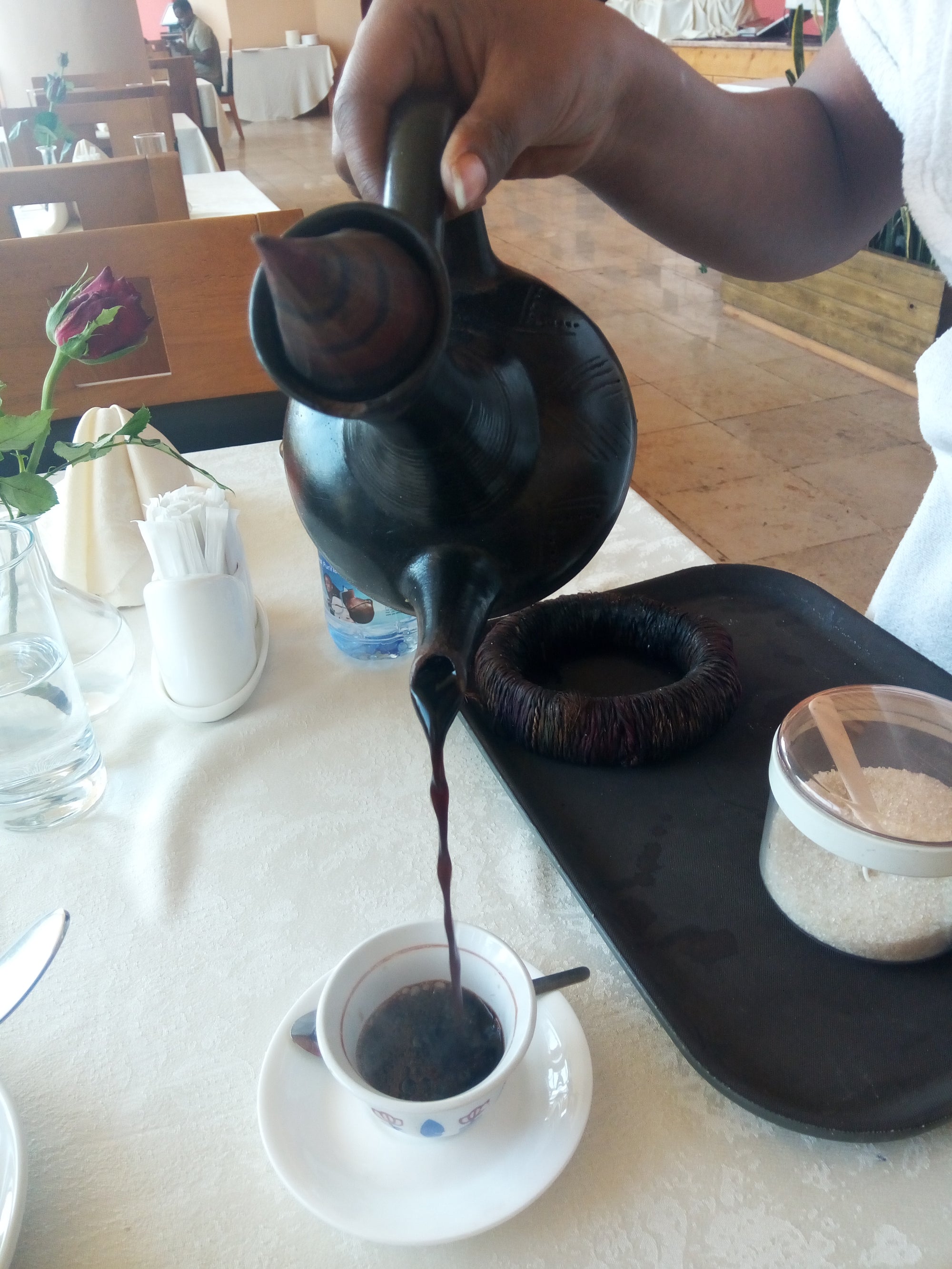Ethiopian Clay Jebena - Coffee Pot