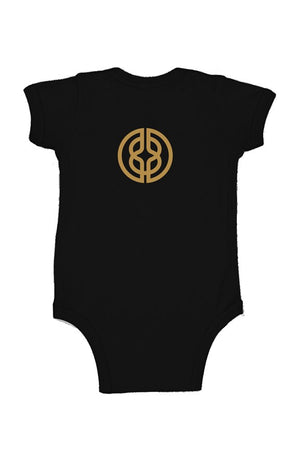 Infant Fine Jersey Bodysuit - Gold Logo